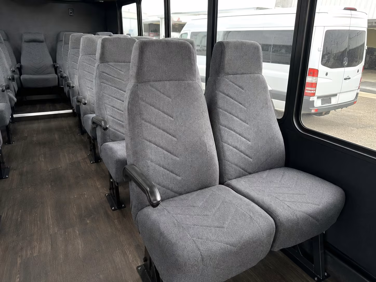 15 passenger minibus interior