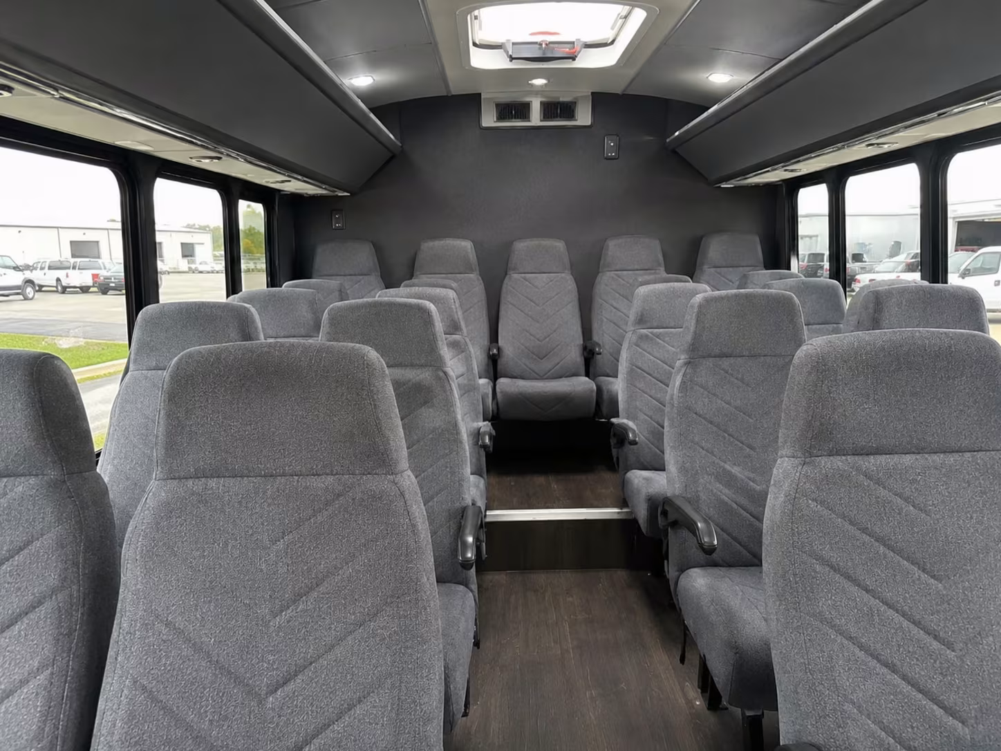 18 passenger minibus inside
