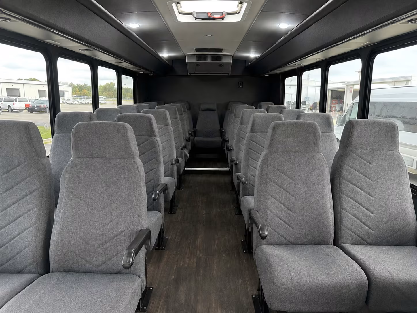 20 passenger minibus inside