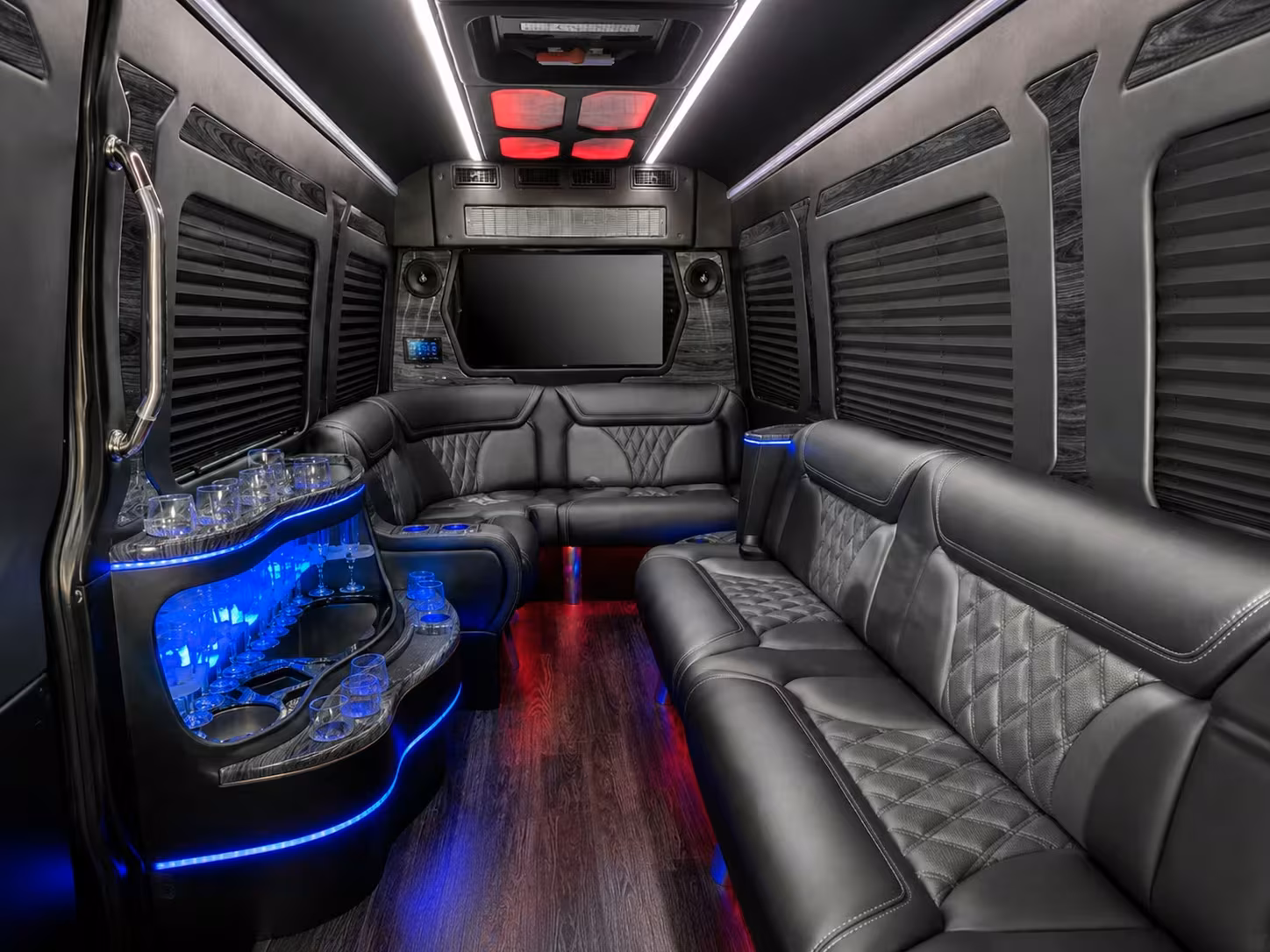 corporate campus shuttle buses in diamond bar business parks